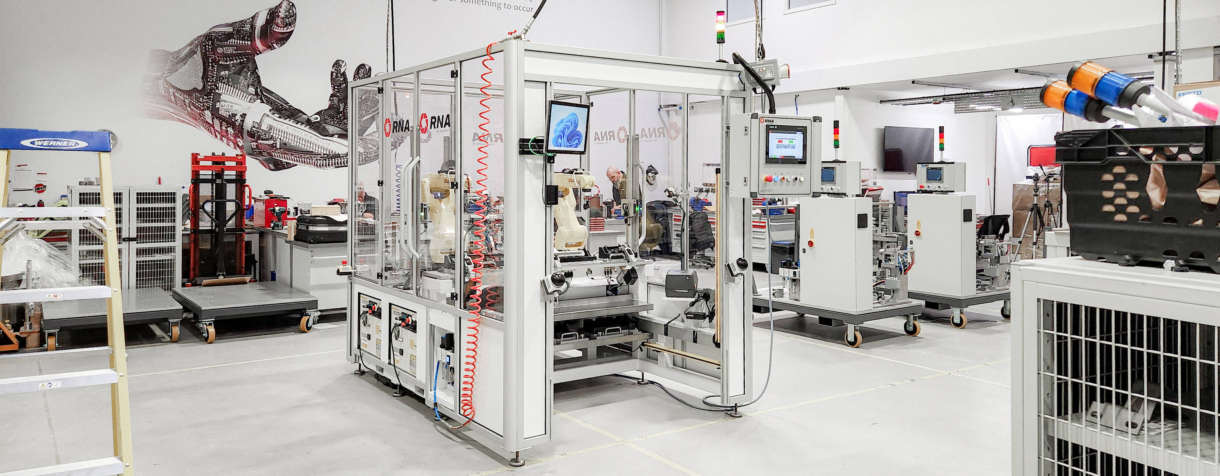 Filming automotive automation at RNA january Filming automotive automation at RNA january